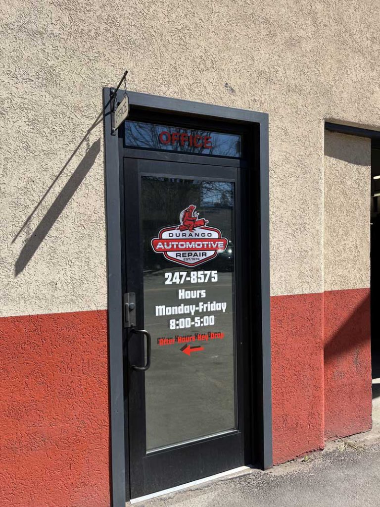 Durango Automotive Repair front door