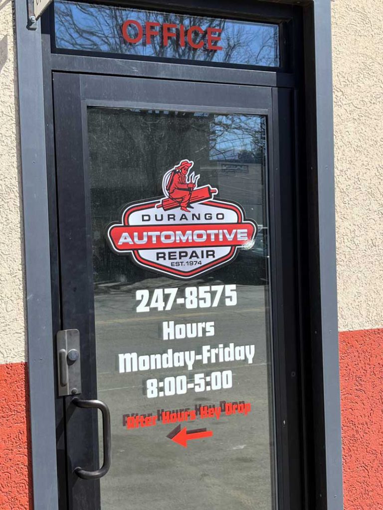 Durango Automotive Repair front door
